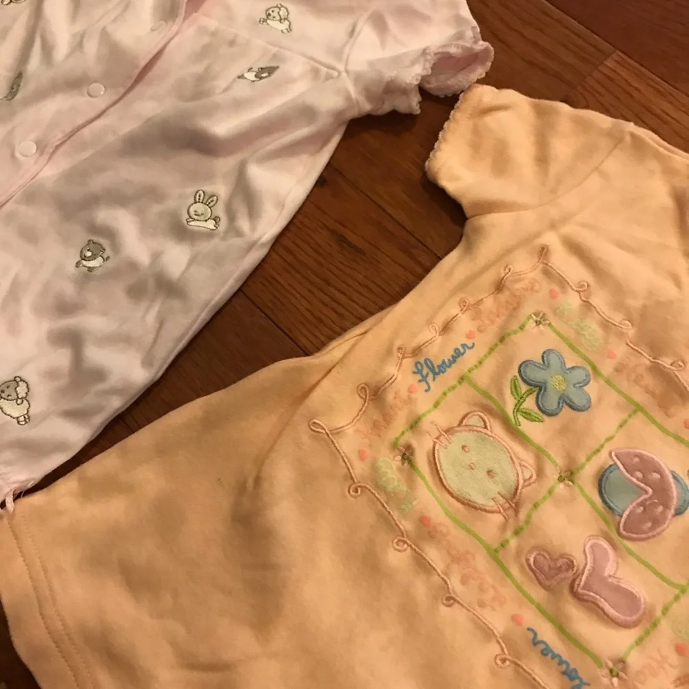 6/$20 Two 6/9 mth Rompers